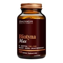 DoctorLife Biotyna Max, tabletki, 100 szt.