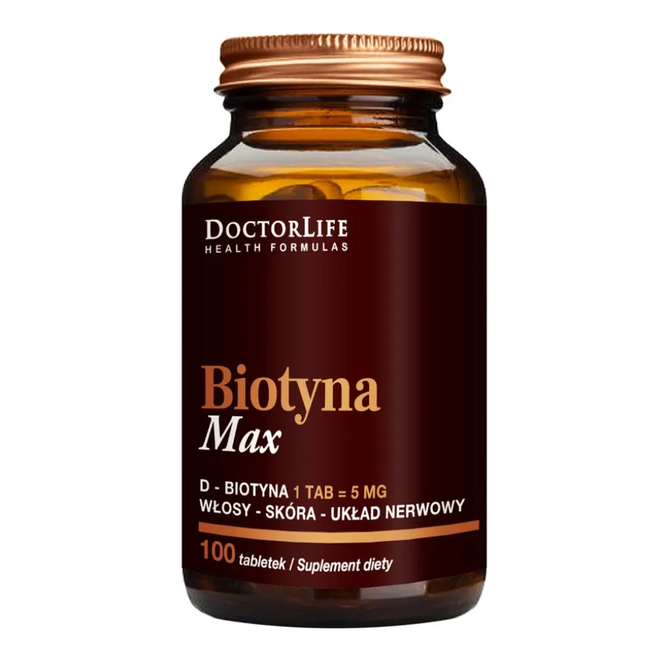 DoctorLife Biotyna Max, tabletki, 100 szt.