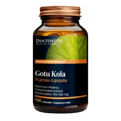 Doctor Life Gotu Kola, kapsułki, 100 szt.