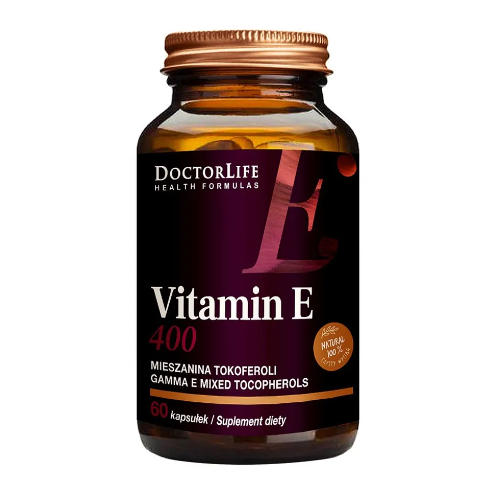 DoctorLife Vitamin E-400, kapsułki, 60 szt.