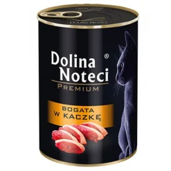Dolina Noteci Premium Mokra karma dla kota bogata w kaczkę, puszka, 400 g