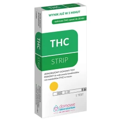 Domowe Laboratorium, THC Strip, test do wykrywania marihuany w moczu, 1 szt.