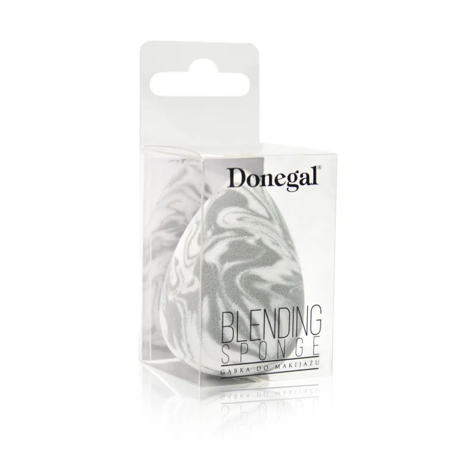 Donegal Blending Sponge, gąbka do makijażu, marmurek, 1 szt.