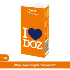 DOZ Daily, chusteczki higieniczne, 10 x 10 szt.