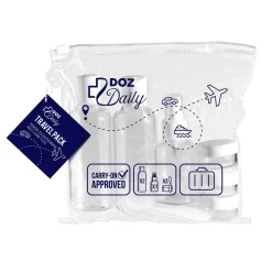 DOZ Daily Travel Pack, zestaw pojemników z kosmetyczką, 1 opakowanie