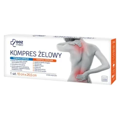 DOZ Med, kompres żelowy terapia zimnem/ciepłem, 10 cm x 26,5 cm, 1 szt.