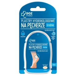 DOZ Med, plastry hydrokoloidowe na pęcherze, średnie, 8 szt.