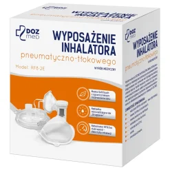 DOZ Med, wyposażenie inhalatora pneumatyczno-tłokowego, 1 op.