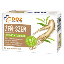 DOZ Product Żeń-szeń, tabletki, 60 szt.