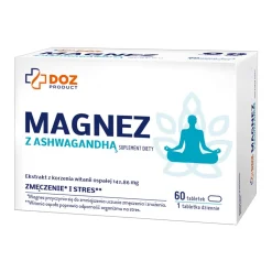 DOZ Product Magnez z Ashwagandhą, tabletki powlekane, 60 szt.