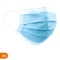 DOZ PRODUCT Maska ochronna, włókninowa, trójwarstwowa, 10 szt.