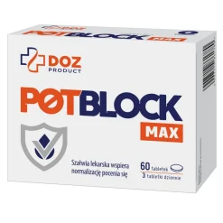 DOZ PRODUCT Potblock Max, tabletki powlekane, 60 szt.