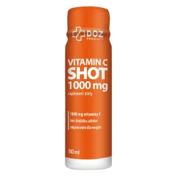 DOZ Product Vitamin C Shot 1000 mg, płyn, smak pomarańczowy, 80 ml
