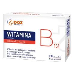 DOZ Product Witamina B12, tabletki powlekane, 100 szt.