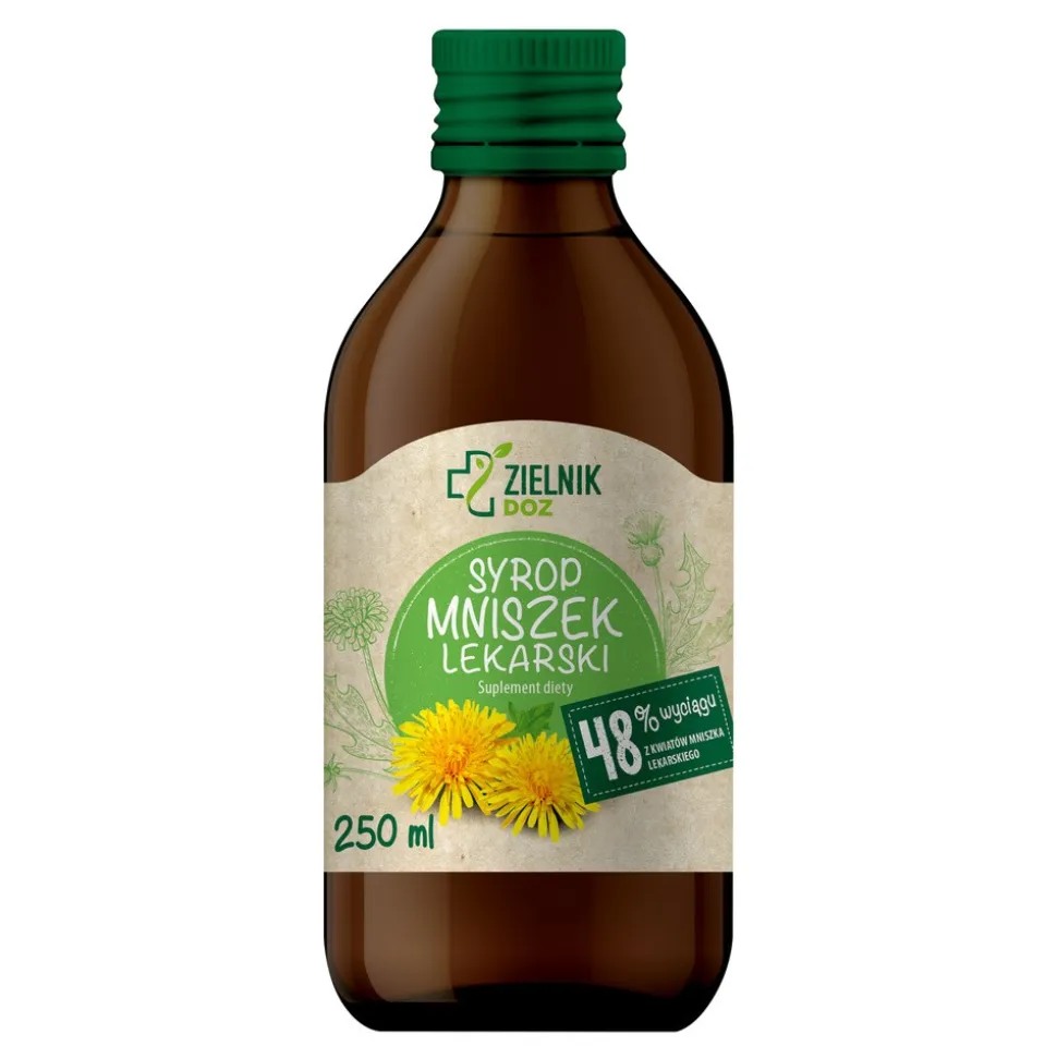 DOZ Zielnik, syrop Mniszek lekarski, 250 ml