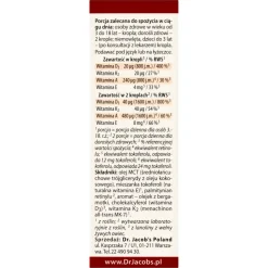 Dr Jacob's Medical, Witamina ADEK, krople, 20 ml