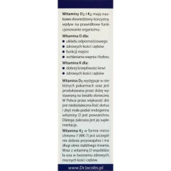 Dr Jacob's Medical, Witamina D3K2 Forte, krople, 20 ml