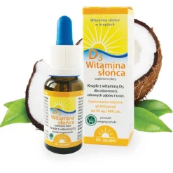 Dr Jacob's Medical, Witamina Słońca D3, krople, 20 ml