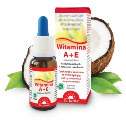 Dr Jacob's, Witamina A + E, krople, 20 ml