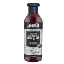 Dr.Konopka's Men, odświeżający szampon i żel pod prysznic 2w1, 280 ml