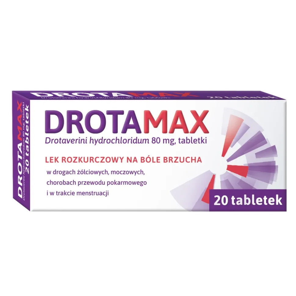 Drotamax, 80 mg, tabletki, 20 szt.