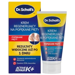 Dr. Scholl's, krem regenerujący na popękane pięty, 120 ml