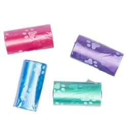 Duvoplus Poo Bags, woreczki na psie odchody, łapki, 4 x 20 szt.