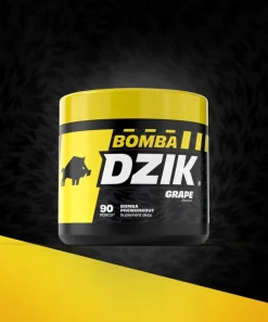 Dzik Bomba Preworkout Grape, proszek, smak winogronowy, 300 g
