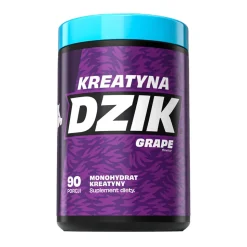 Dzik Kreatyna Grape, proszek, smak winogronowy, 369 g