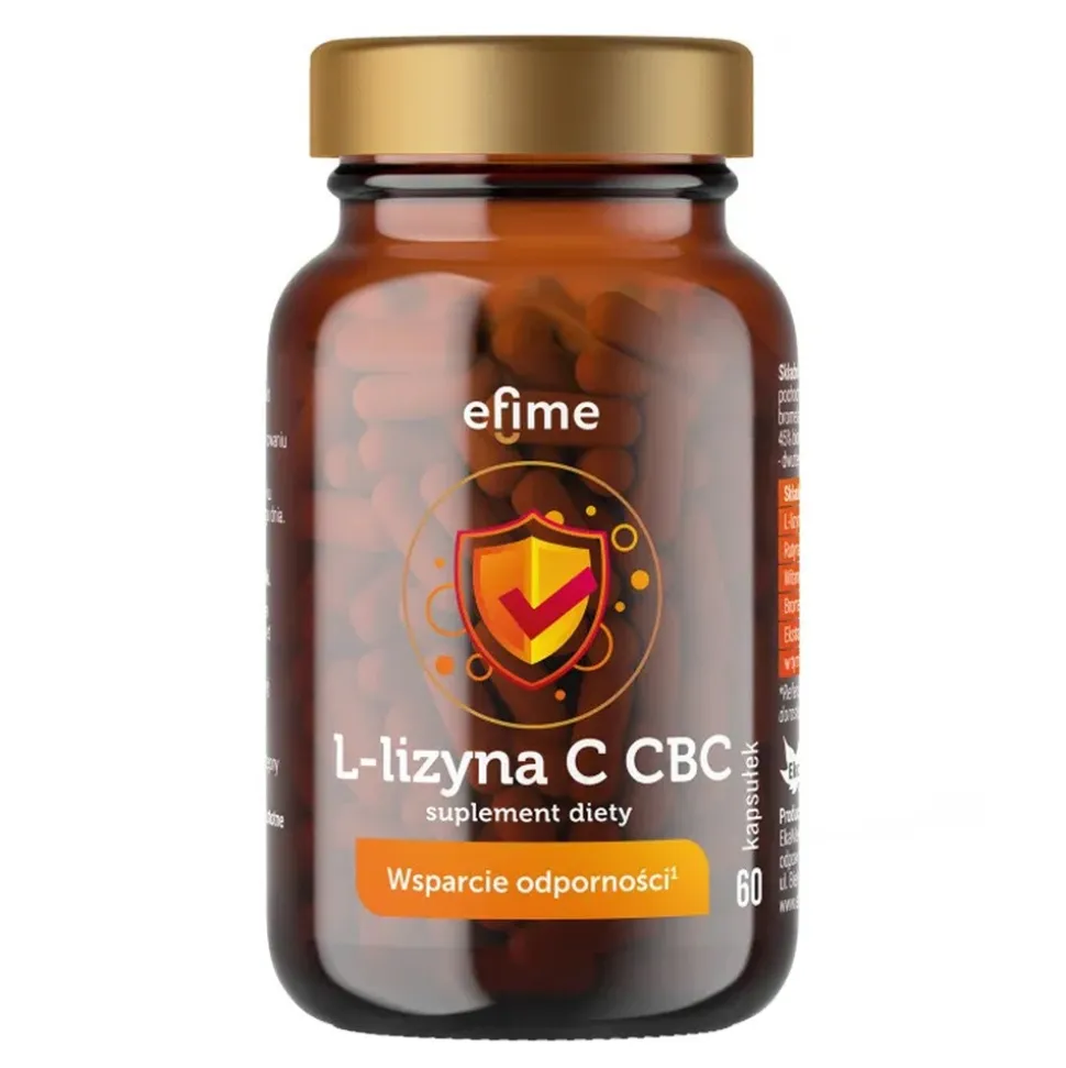 Efime L-Lizyna C CBC, kapsułki, 60 szt.