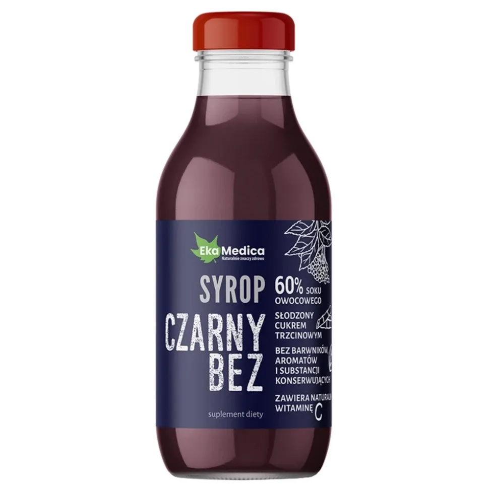 EkaMedica Syrop Czarny Bez, syrop, 300 ml