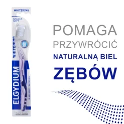 Elgydium Whitening soft, szczoteczka wybielająca do zębów, miękka, 1 szt.