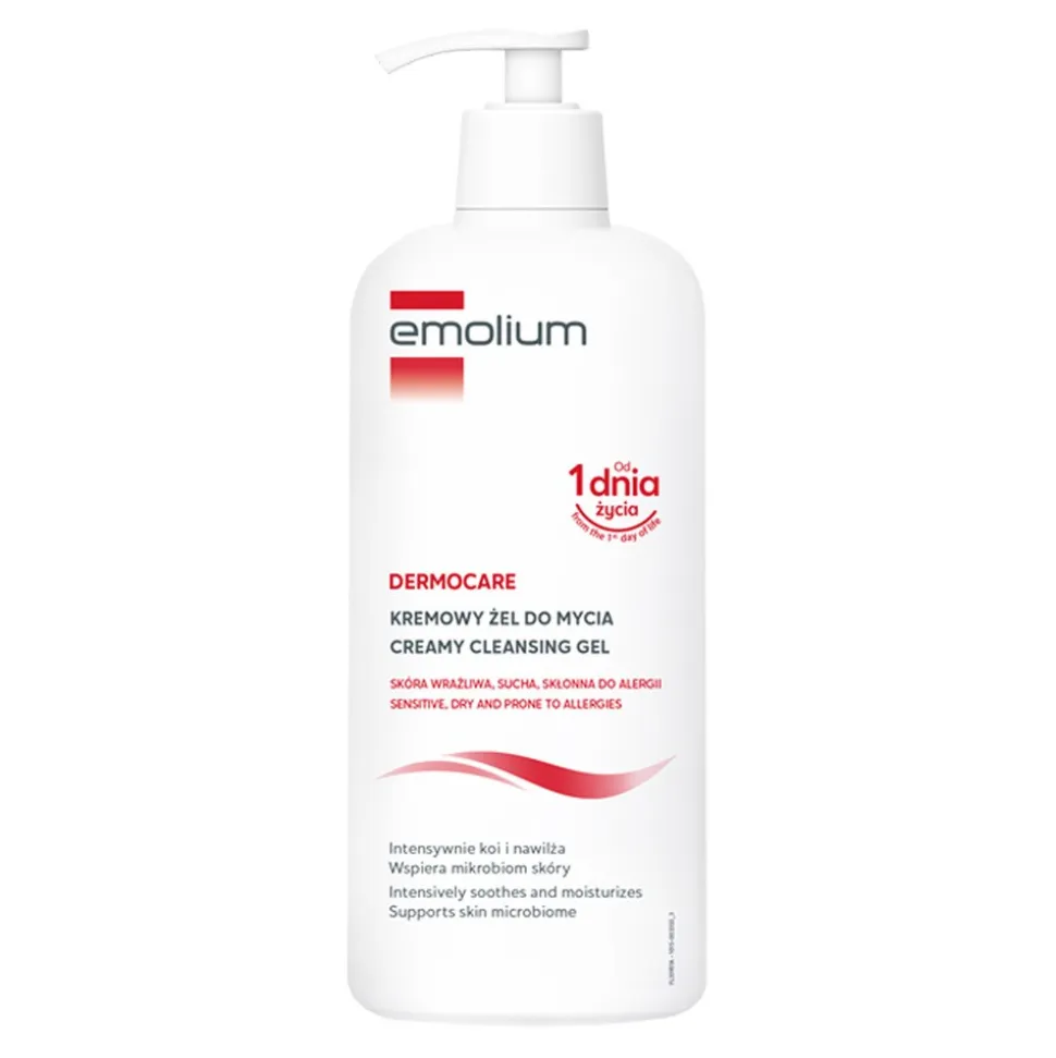 Emolium Dermocare, kremowy żel do mycia, 400 ml