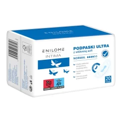 Enilome Healthy Beauty Intima, podpaski Ultra z włókniną Soft, normal, 20 szt.