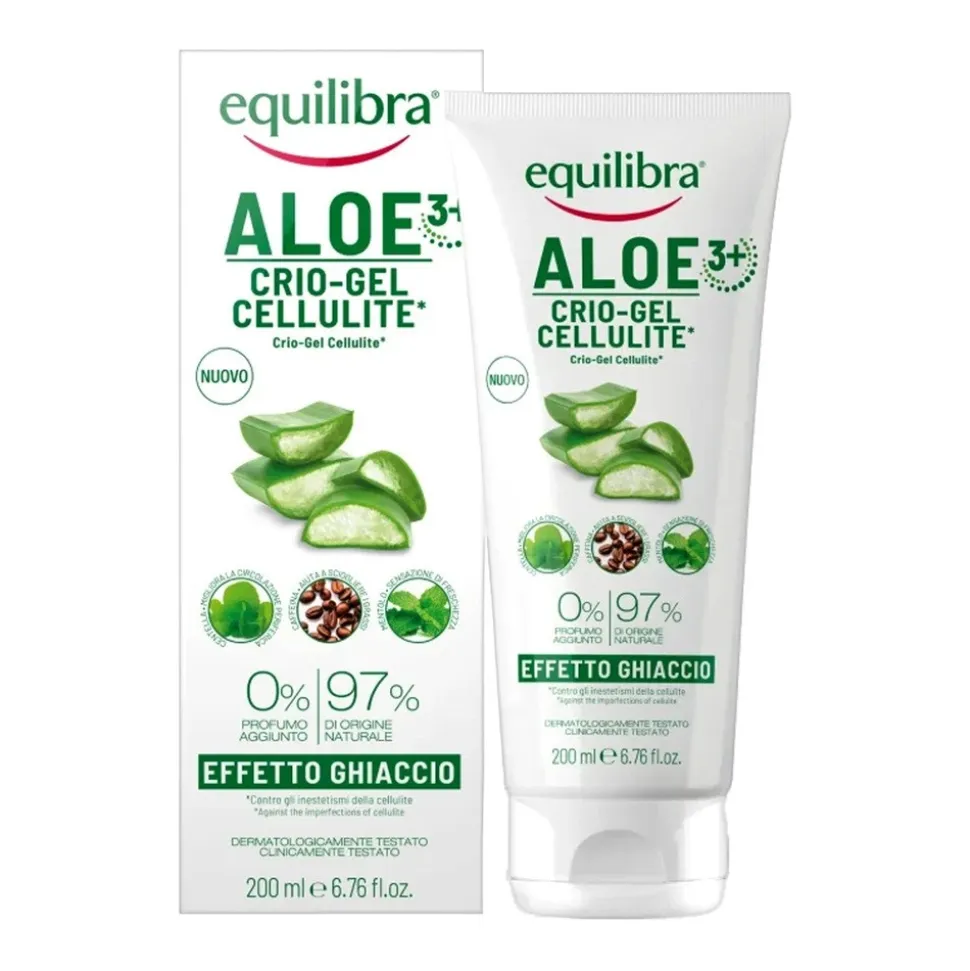 Equilibra Aloe 3+, aloesowy chłodzący żel antycellulitowy, 200 ml
