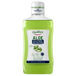 Equilibra, multi-aktywny aloesowy płyn do płukania jamy ustnej, 500 ml