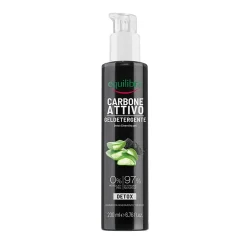 Equilibra, oczyszczający żel do mycia twarzy z aktywnym węglem, 200 ml