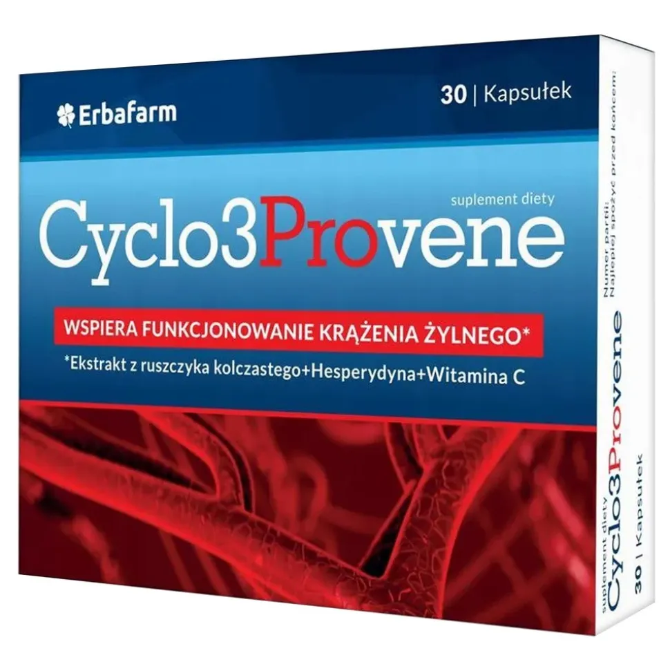Erbafarm Cyclo3Provene, kapsułki twarde, 30 szt.