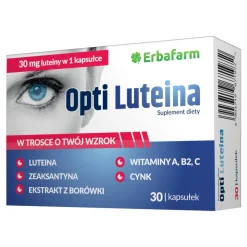 Erbafarm Opti Luteina, kapsułki, 30 szt.