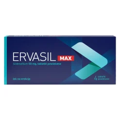 Ervasil Max, 50 mg, tabletki powlekane, 4 szt.