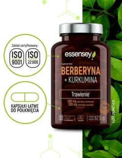 Essensey Berberyna + Kurkumina, kapsułki, 90 szt.