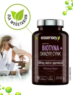 Essensey Biotyna+Skrzyp, Cynk, kapsułki, 90 szt.