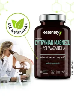 Essensey Cytrynian Magnezu + Ashwagandha, kapsułki, 90 szt.