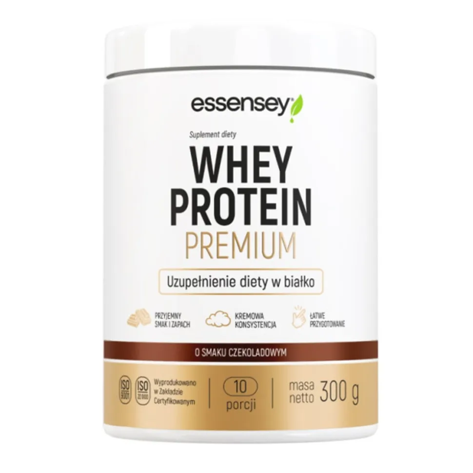 Essensey Whey Protein Premium, proszek, smak czekoladowy, 300 g