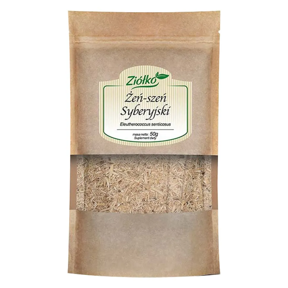 Żeń-szeń syberyjski, suszone zioła, 50 g