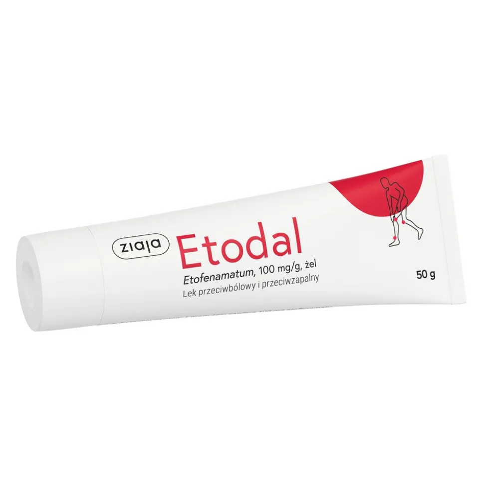 Etodal, 100 mg/g, żel, 50 g, tuba