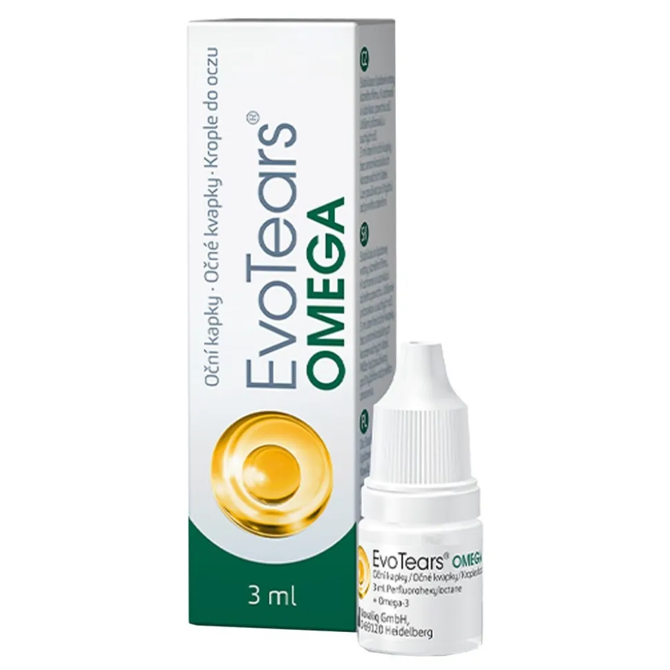 EvoTears Omega, krople do oczu, 3 ml