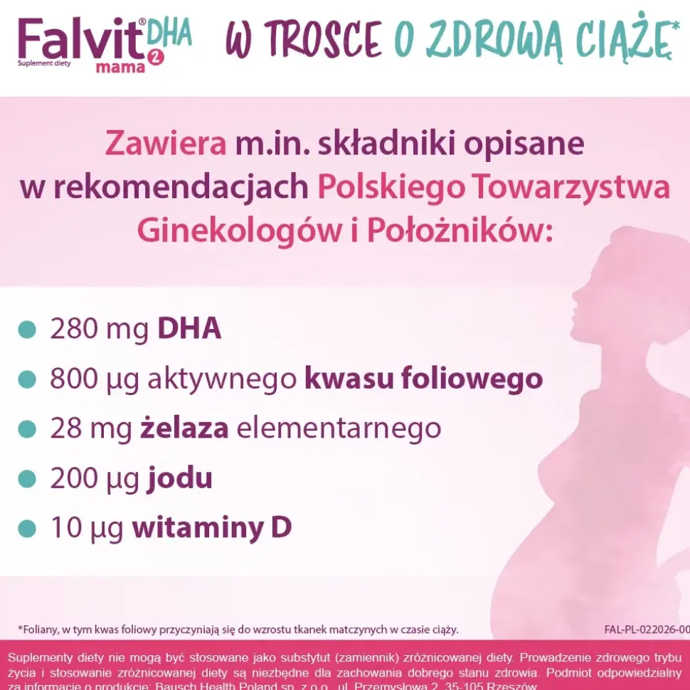 Falvit Mama 2 DHA, kapsułki, 30 szt.