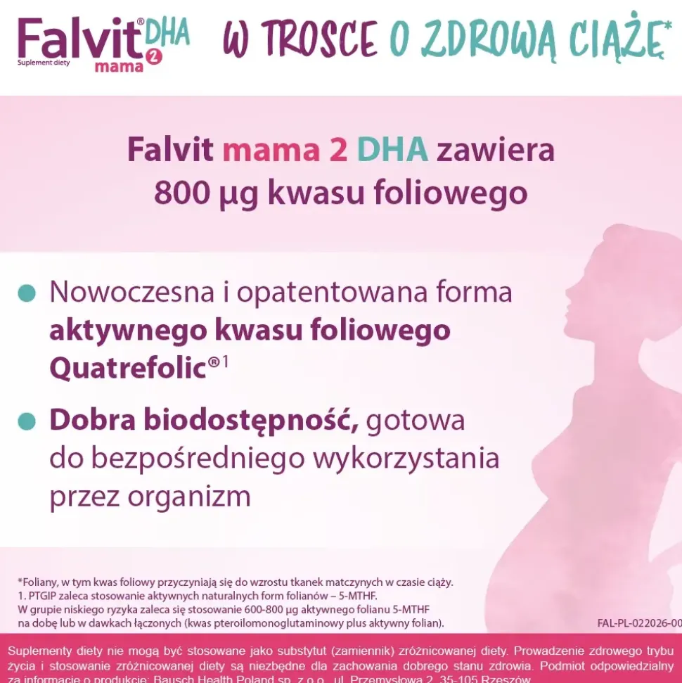 Falvit Mama 2 DHA, kapsułki, 30 szt.