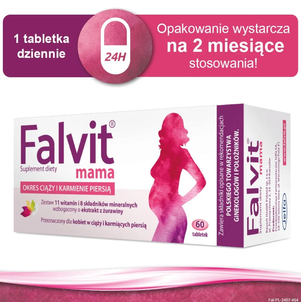 Falvit mama, tabletki powlekane, 60 szt.